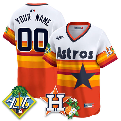 HOU 2026 Spring Training Vapor Limited Custom Jersey - All Stitched