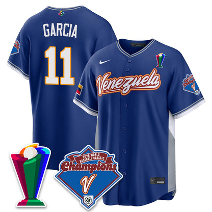 Venezuela Baseball 2026 World Baseball Classic Champions Limited Jersey - All Stitched