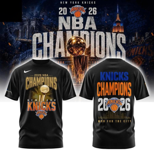 NYK 2026 Basketball Champions Two Sides Printed T-Shirt V2