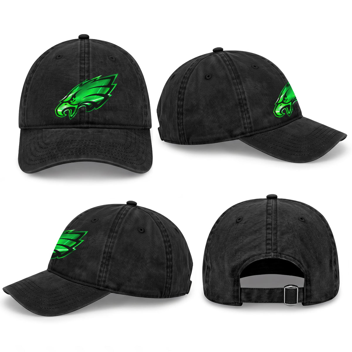 Philadelphia Eagles Fangear Wash Denim Hat - Printed-NHM