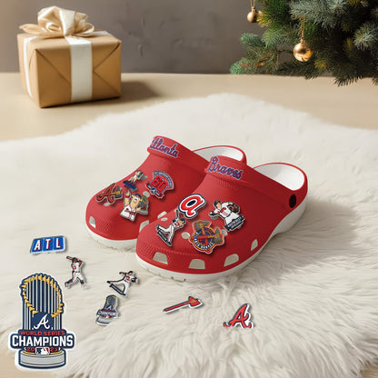ATL 2026 Red clogs - Charms Gift Set