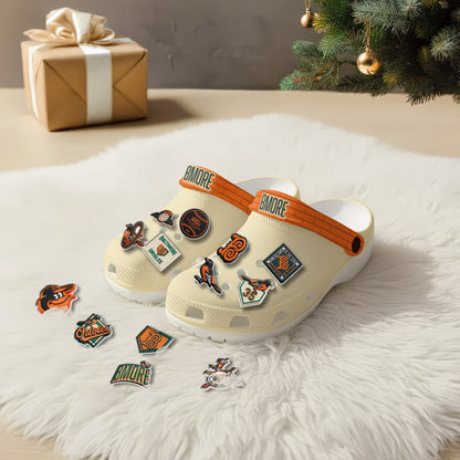 BAL 2026 City Connect White Clogs V1 - Charms Gift Set