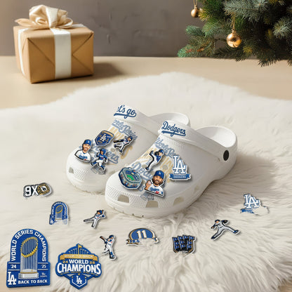 LAD 2026 Champions White clogs - Charms Gift Set