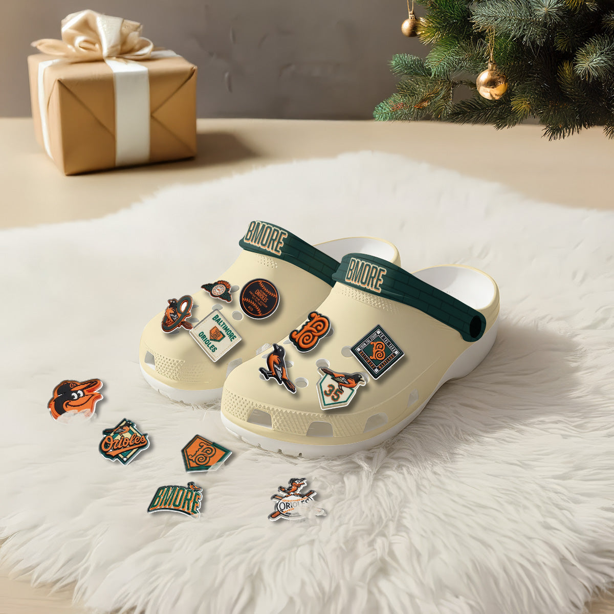 BAL 2026 City Connect White Clogs V2 - Charms Gift Set