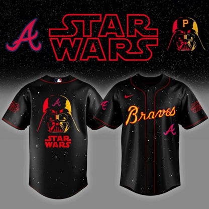 Atlanta Braves  x Stars Wars Night Baseball Jersey Editions Limited