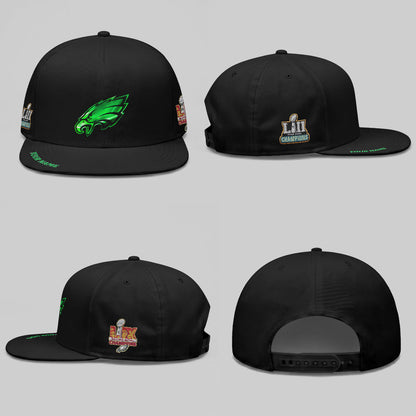 Philadelphia Eagles Fangear Custom Snapback Cap - Printed-NHM