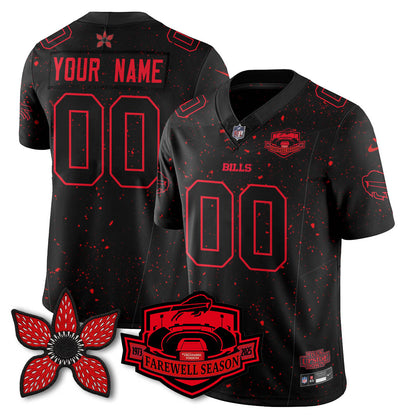 BUF 'Stranger Things Edition' Vapor Limited Custom Jersey - All Stitched