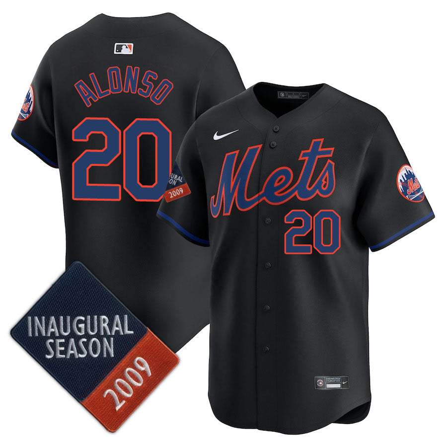 NYM Limited Jersey - 2009 Patch - All Stitched