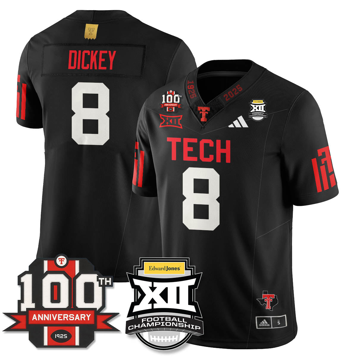 TTRR Football Vapor Limited Jersey - Edward Jones Champions - All Stitched