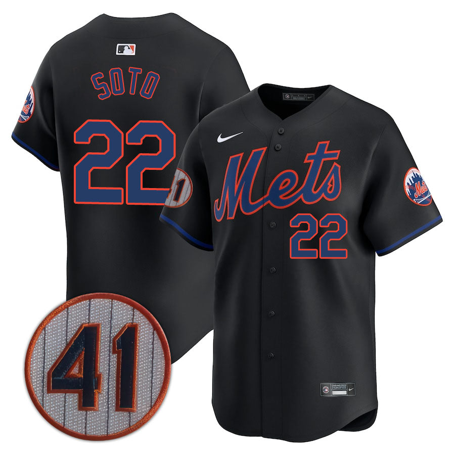 NYM Limited Jersey - 2021 Patch - All Stitched