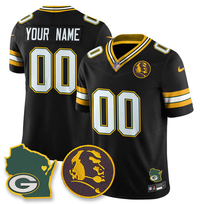 GB Vapor Limited Jersey - John Madden Patch - All Stitched