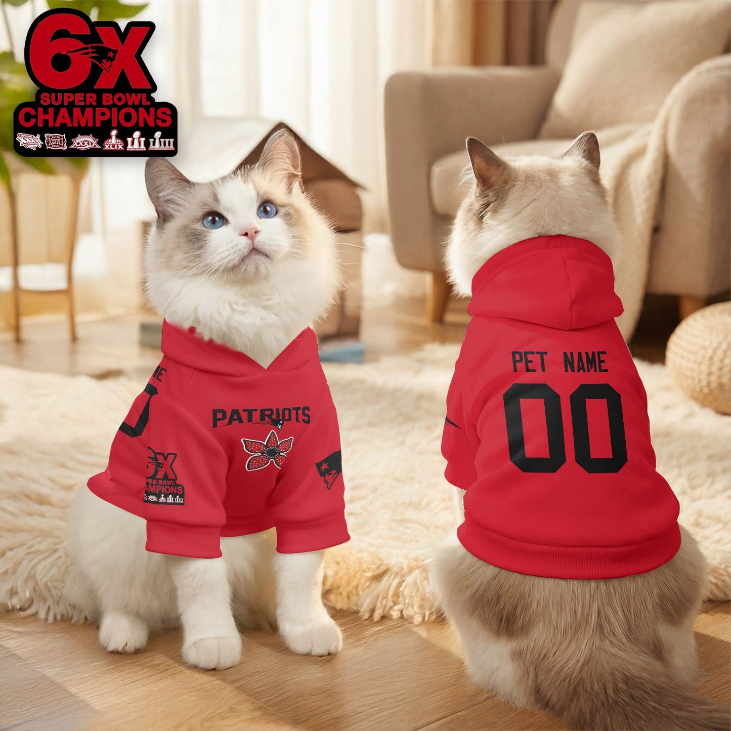 PAT Stranger Thing Pet Hoodie