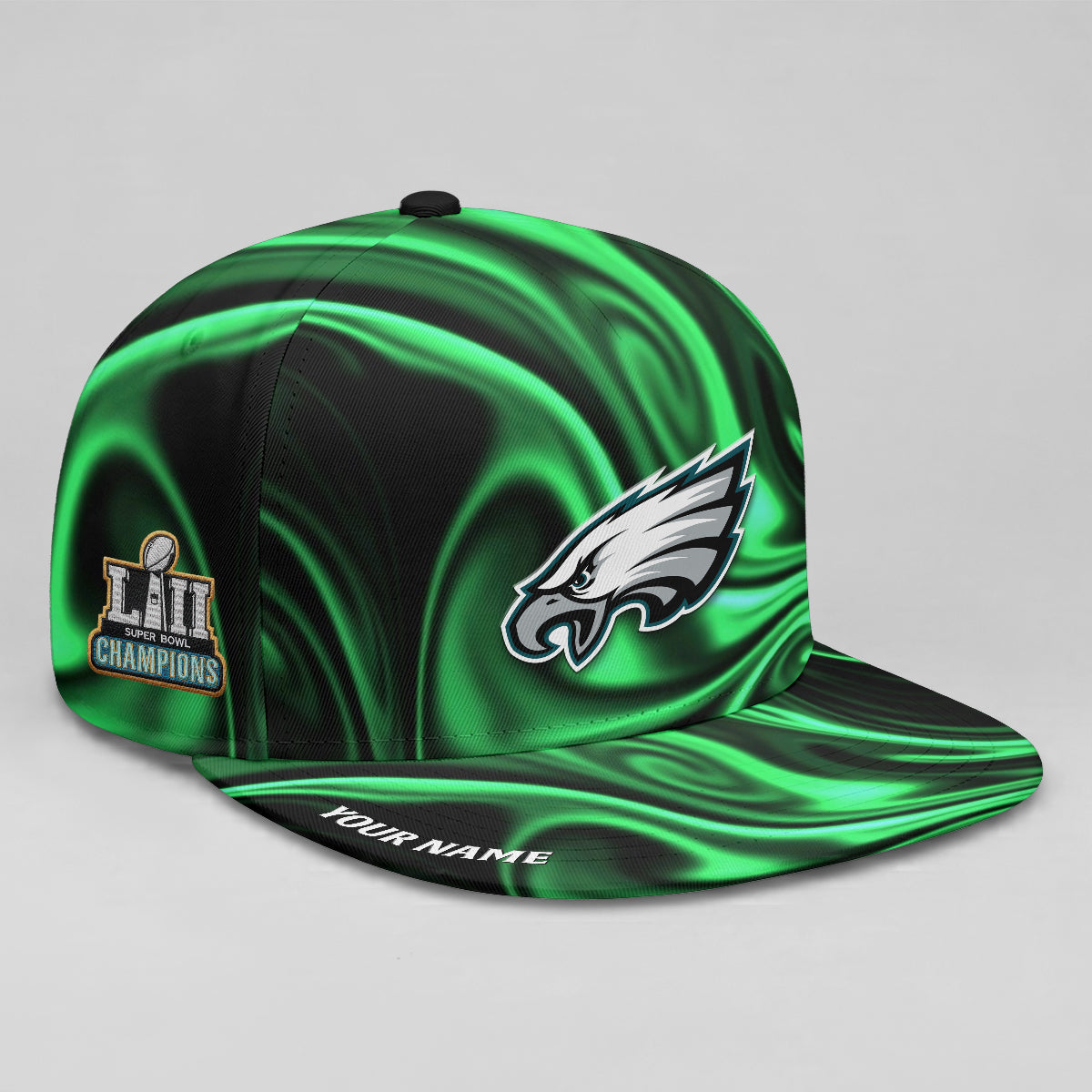 Philadelphia Eagles Fangear Custom Snapback Cap - Printed-NHM