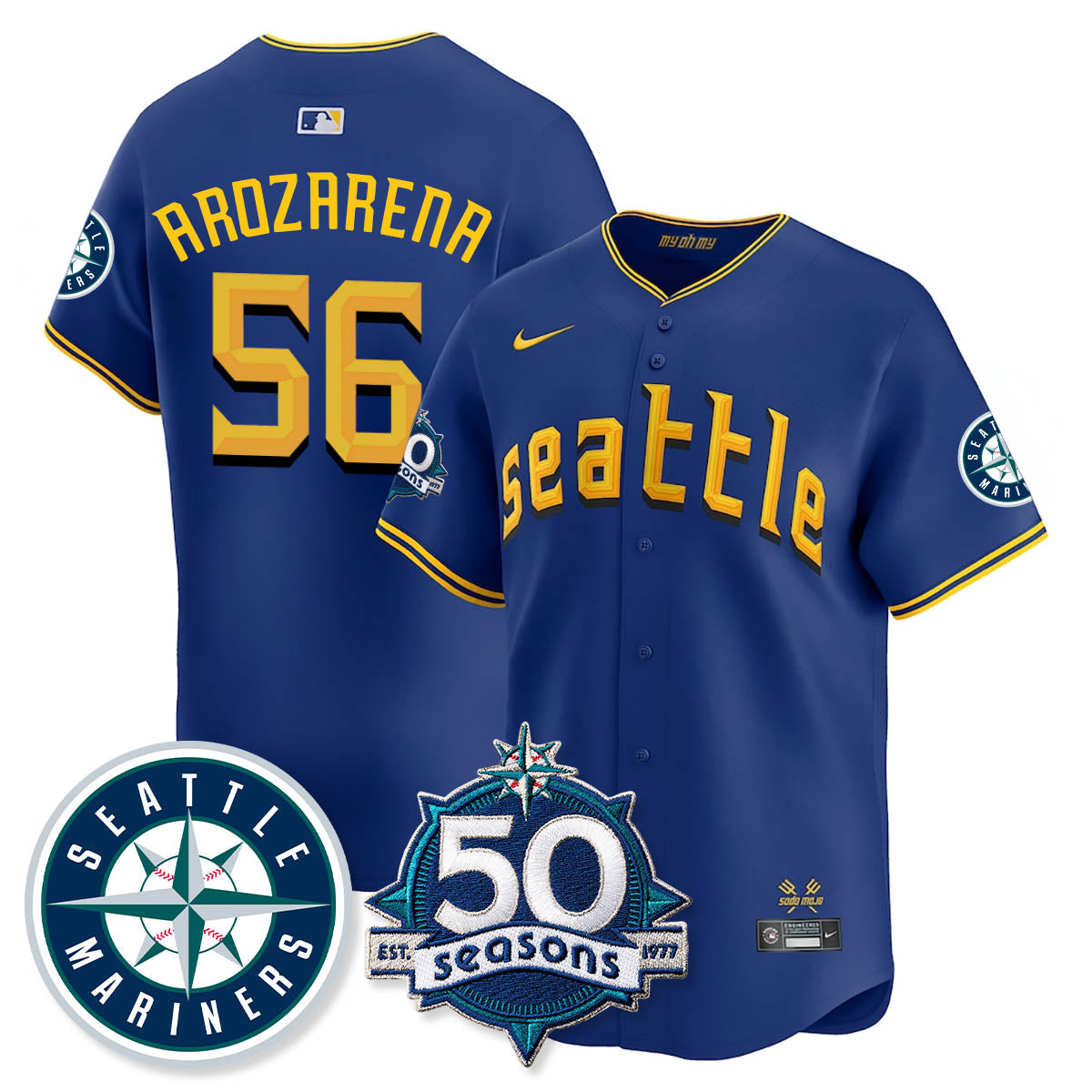 SEA Vapor Premier Limited Jersey - 50th Anniversary - All Stitched