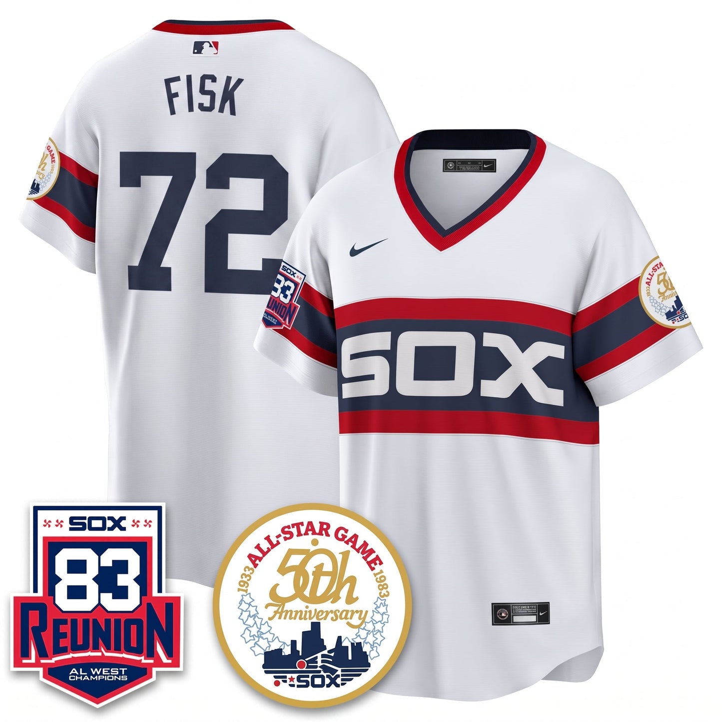 CWS Reunion All West Champions Vapor Jersey - Stitched -NQD