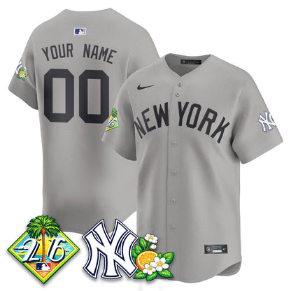 Custom NYY 2026 Spring Training Vapor Limited Jersey - All Stitched