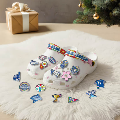 LAD Tokyo Series Clogs - Charms Gift Set - White