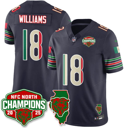 CHI Mexico NFC North Division Champions Vapor Limited Jersey - All Stitched
