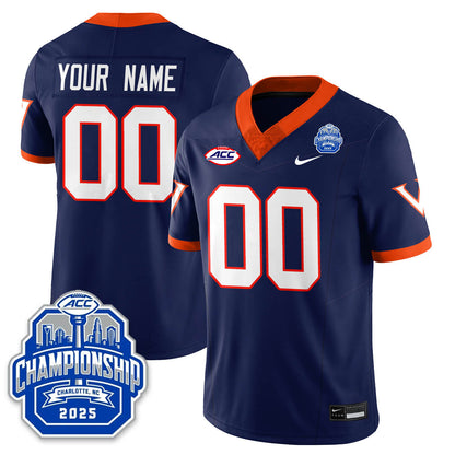 Virginia Football ACC Championship Vapor Limited Jersey - All Stitched