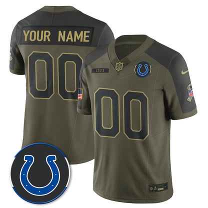 IND 2025 Salute to Service Limited Jersey - All Stitched