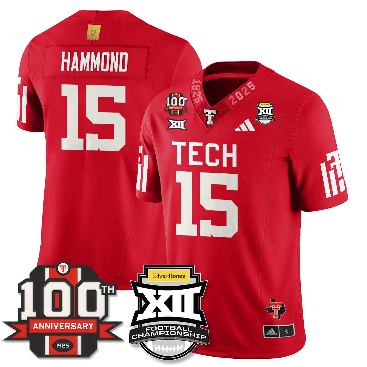 TTRR Football Vapor Limited Jersey - Edward Jones Champions - All Stitched