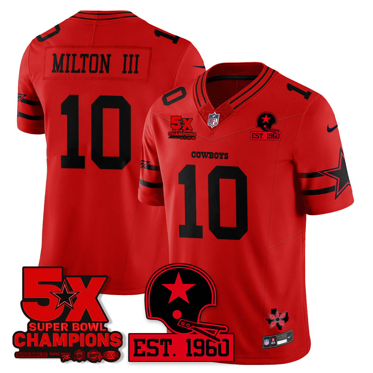 DAL 'Stranger Things Edition' Vapor Limited Jersey - All Stitched