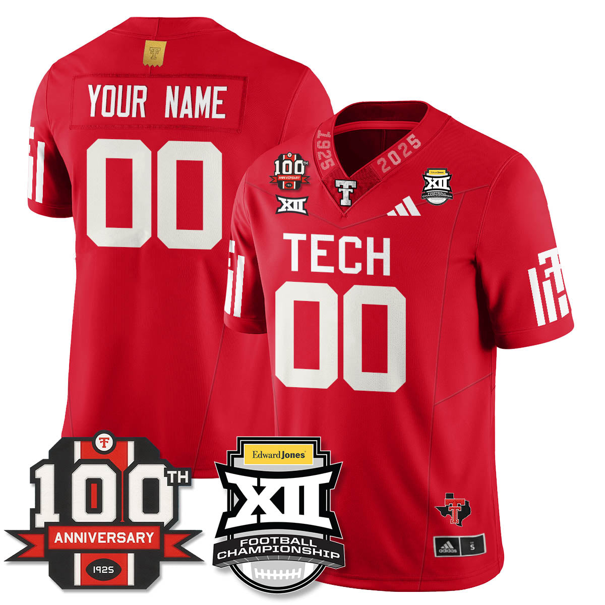 TTRR Football Vapor Limited Jersey - Edward Jones Champions - All Stitched