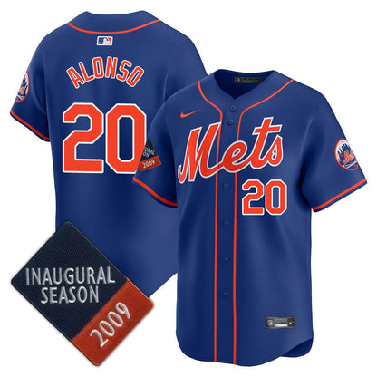 NYM Limited Jersey - 2009 Patch - All Stitched