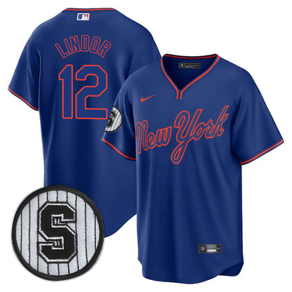 NYM Limited Jersey - 1992 Patch - All Stitched