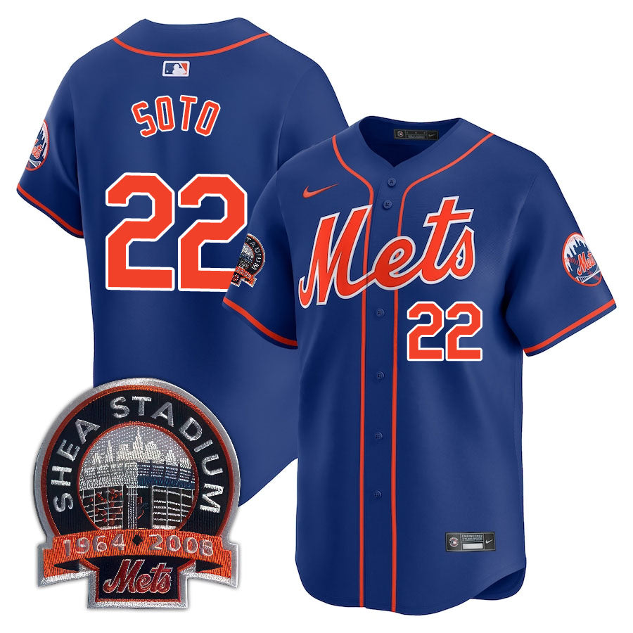 NYM Limited Jersey - 2008 Patch - All Stitched