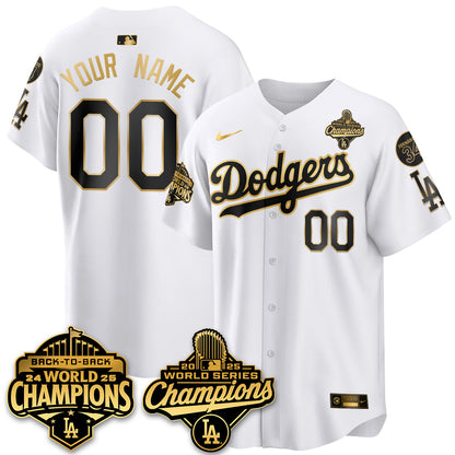 Custom LAD 2025 World Series Champions Jersey - All Stitched N2