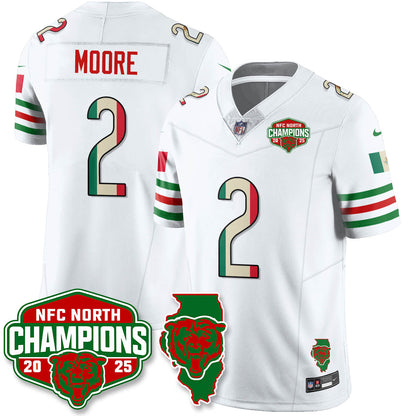 CHI Mexico NFC North Division Champions Vapor Limited Jersey - All Stitched
