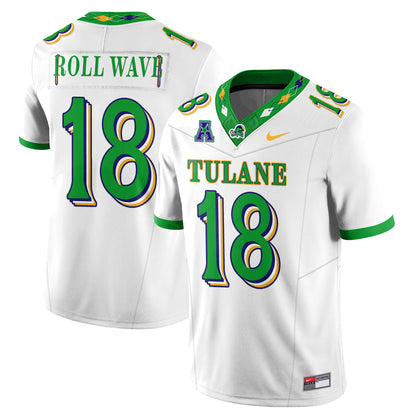 Tulane Green Wave 2026 City Football Vapor Jersey - Stitched