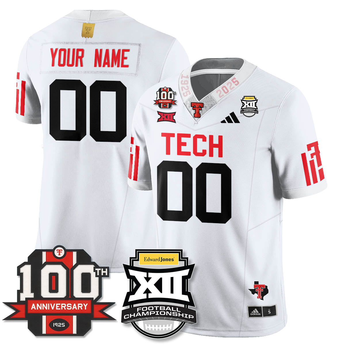 TTRR Football Vapor Limited Jersey - Edward Jones Champions - All Stitched