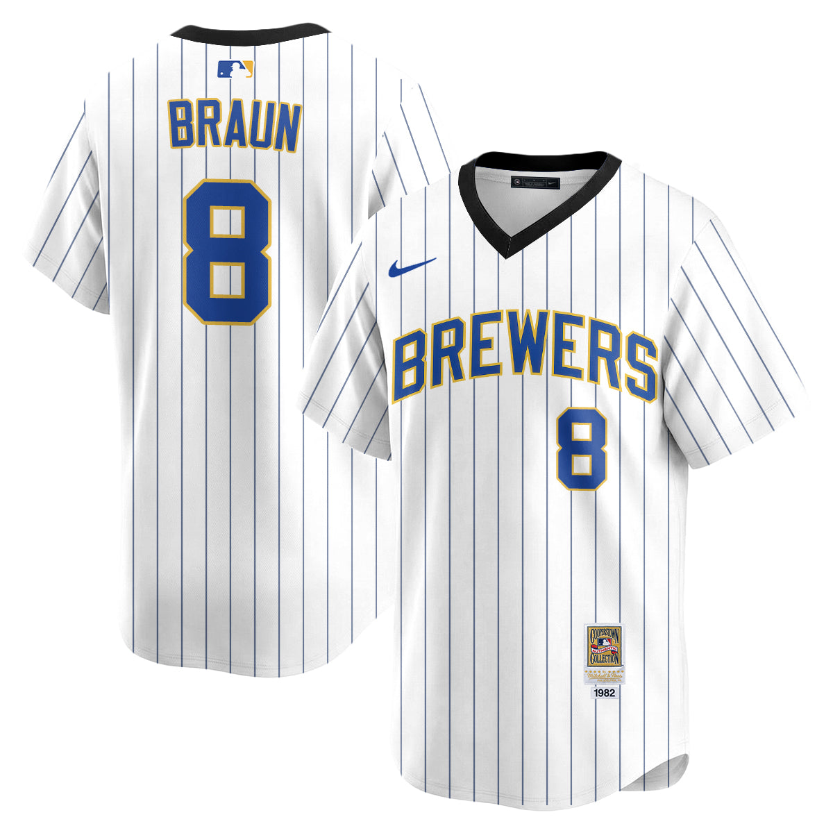 Milwaukee Brewers "Legacy Edition" Vapor Jersey - Stitched