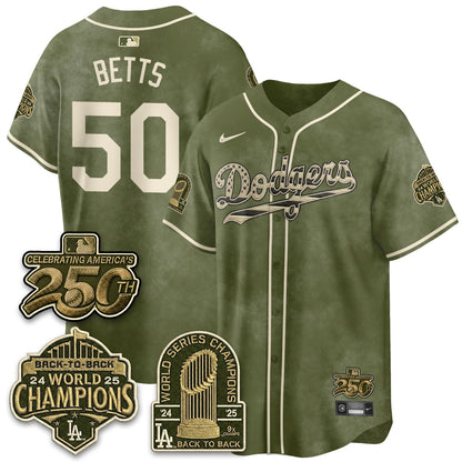 LAD New Era Olive 2026 Armed Forces Day Jersey -All Stitched V2
