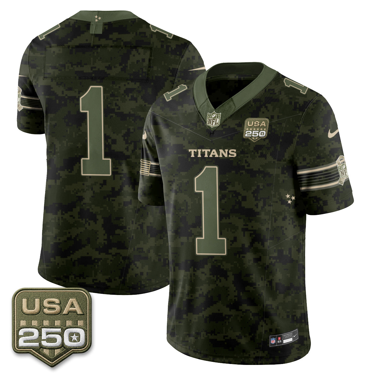 TEN 2026 Salute to Service Edition Vapor Jersey - Stitched