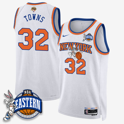 NYK 2026 NBA Finals x Bunny Vapor Jersey - Stitched