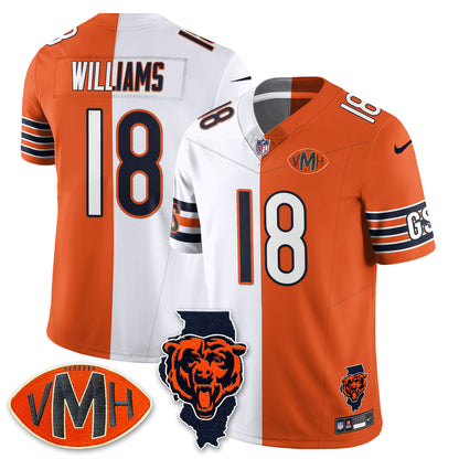 CHI Honor Virginia Halas McCaskey Split Edition - Stitched