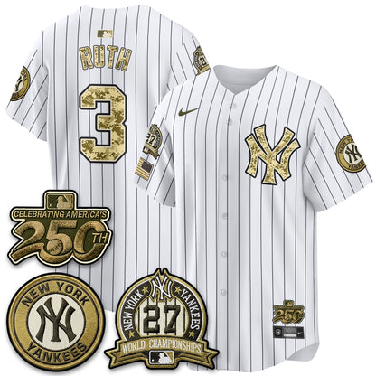 NYY Salute to Service 2026 Vapor Limited Jersey - Stitched