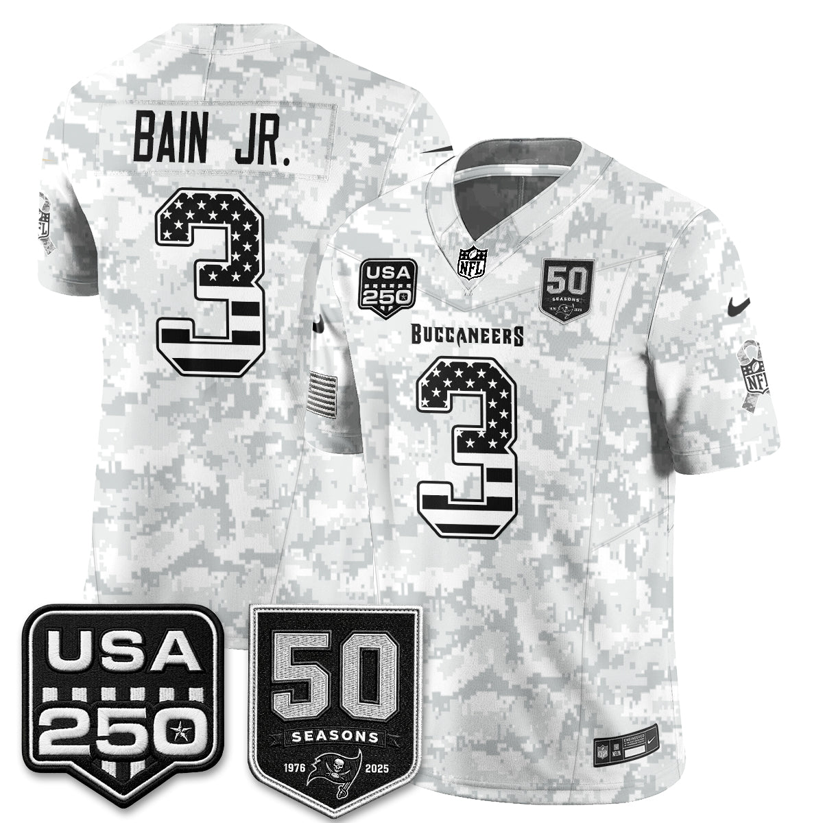 TB 2026 Salute to Service Edition Vapor Jersey - Stitched