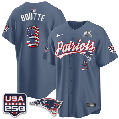 New England Patriots America Edition Vapor Jersey - Stitched