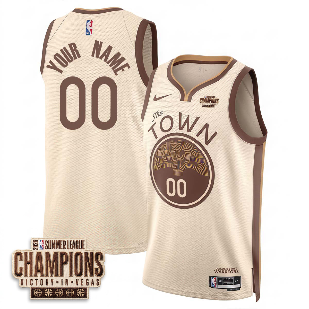 GSW 2026 Summer League Vapor Custom Jersey - Stitched