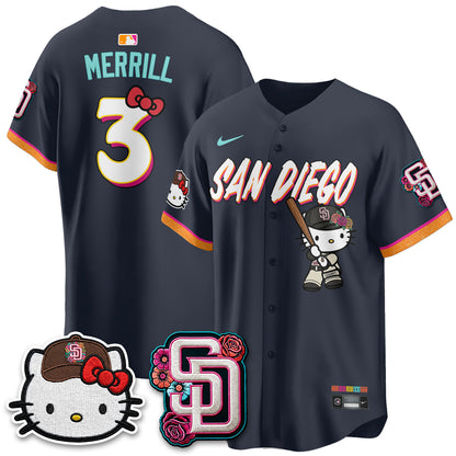 SD 2026 City Connect x Meow KT Vapor Limited Jersey - All Stitched