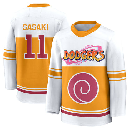 LAD Naruto Edition Vapor Hockey Jersey - Stitched