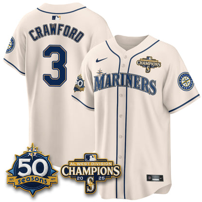 SEA Vapor Premier Limited Jersey - 50th Anniversary & AL West Division Champions - Steelheads Community Funds - All Stitched