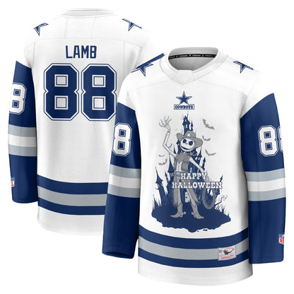 Dallas Cowboys x Nightmare Halloween 2026 Edition Hockey Jersey - Printed