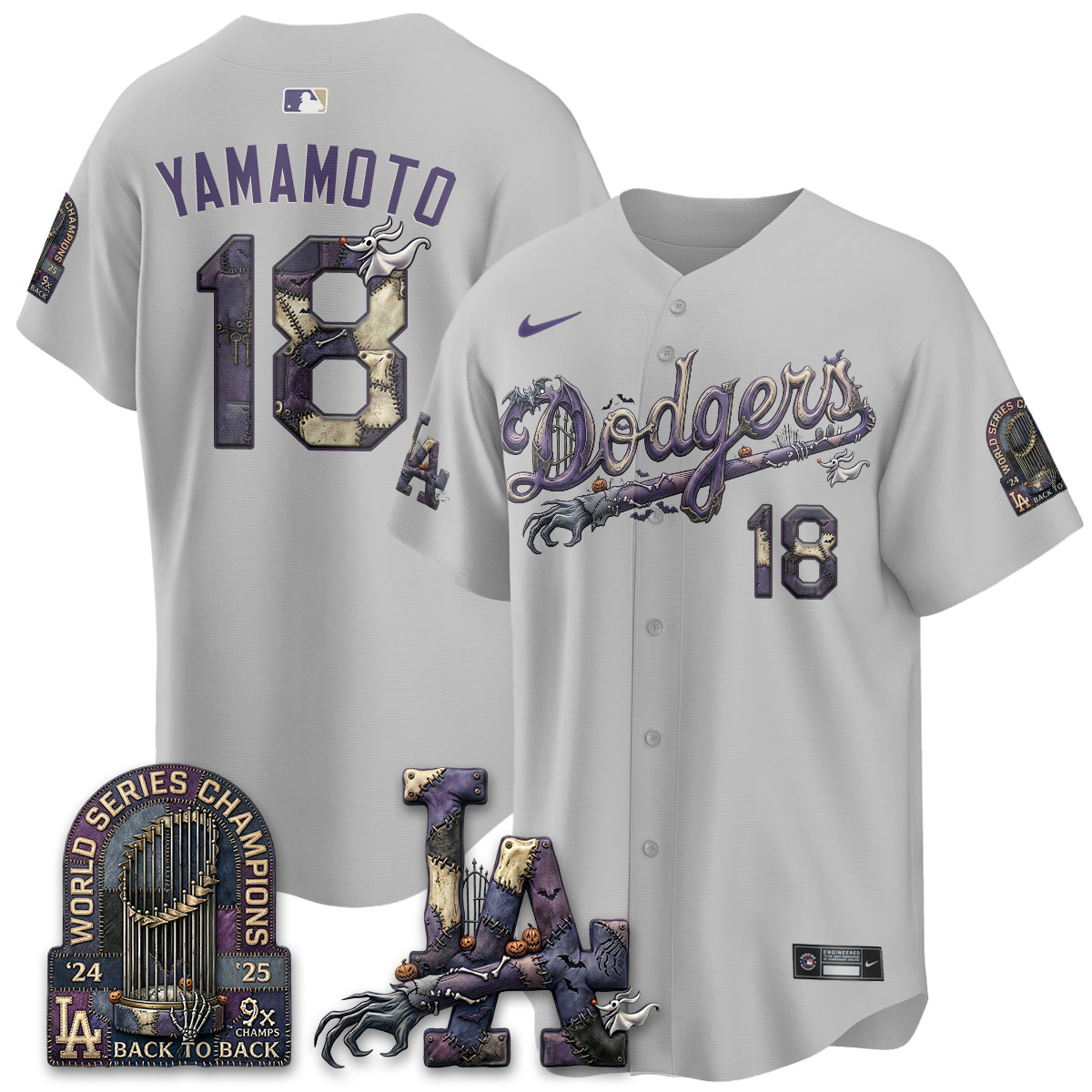 LAD Nightmare Edition Vapor Jersey - Stitched