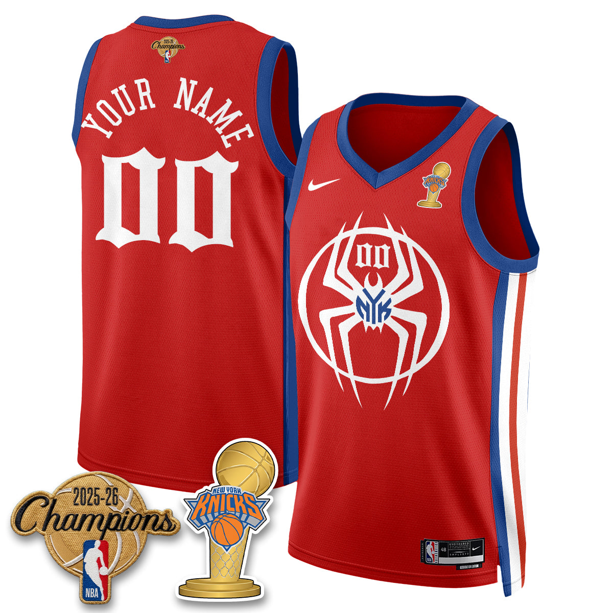 NYK 2026 Champions Brand New Day Vapor Custom Jersey - Stitched