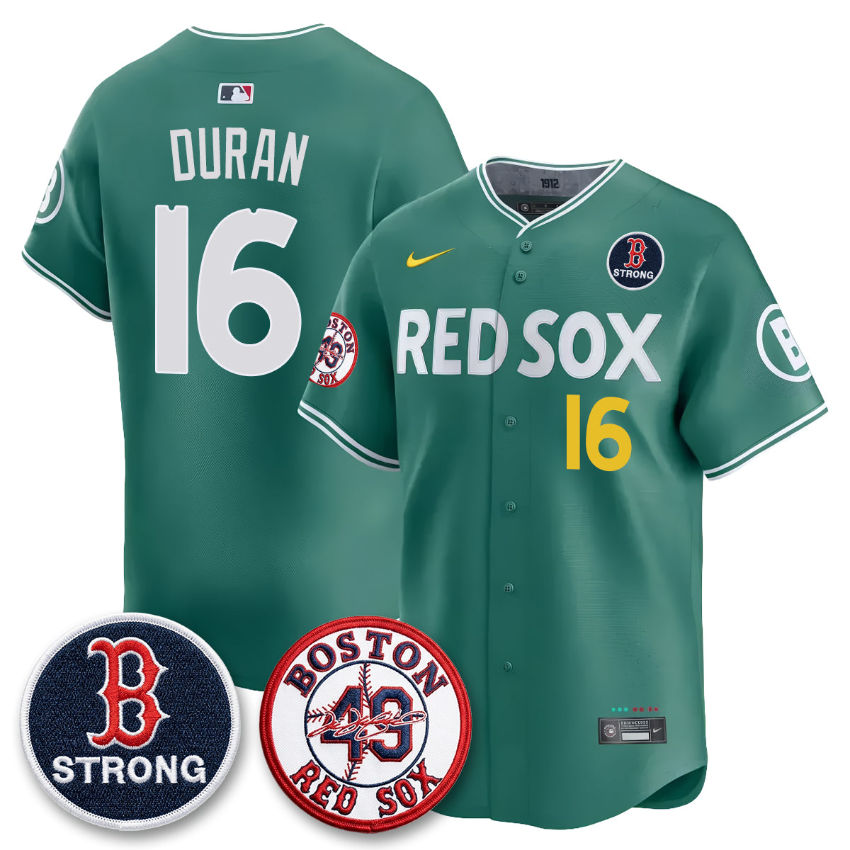 BOS Tim Wakefield Memorial Patch Vaper Premier Limited Jersey - Stitched V2